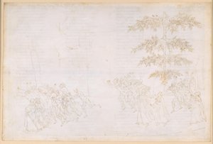 A Divina Comédia, Purgatório XXIII. Sexto Anel do Purgatório: a penitência dos glutões; encontro com Forese Donati de Sandro Botticelli