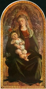 Madonna na Glória com Serafins, c1469-1470, 1937. de Sandro Botticelli