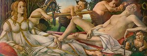 Marte e Vênus, c1485, 1911 de Sandro Botticelli