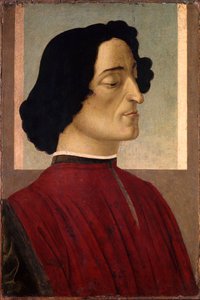Retrato de Giuliano de Medici 14531478, ca 1475 de Sandro Botticelli