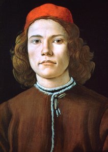 Retrato de um homem jovem, c1480-1485 de Sandro Botticelli