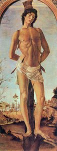 São Sebastião, 1474. de Sandro Botticelli