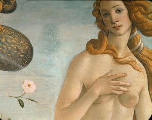 O nascimento de Vênus (Vênus Anadyomene) de Sandro Botticelli