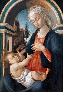 Virgem e Criança, c1444-1510 de Sandro Botticelli
