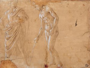 Estudos de dois números de Sandro Botticelli