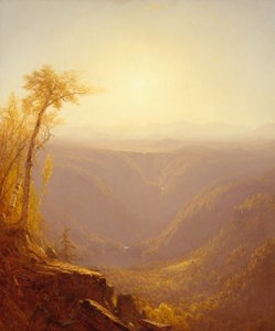 Um desfiladeiro nas montanhas Kauterskill Clove, 1862.