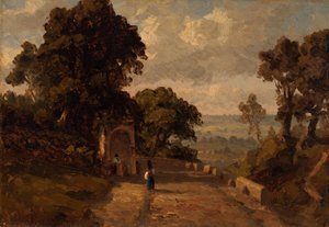 Perto de Ariccia, Itália de Sanford Robinson Gifford