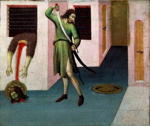 A decapitação de São João Batista, século XV