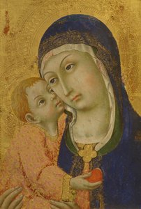 Madonna with Child, de Sano Di Pietro (1406-1481)