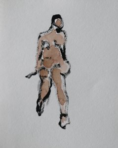 Figura nua abstrata de Santhosh ch