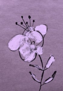 Floração roxa abstrata de Santhosh ch