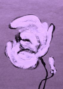 Floração roxa abstrata de Santhosh ch