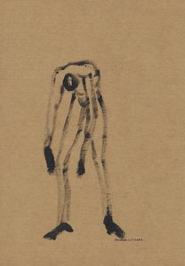 Figura escura curvada de Santhosh ch