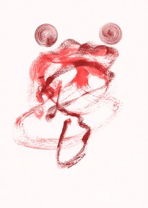 Abstrato vermelho dinâmico de Santhosh ch