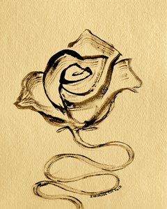 Rosa fluida elegante de Santhosh ch