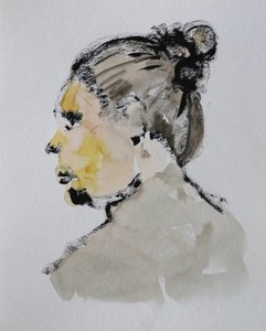 Retrato de Perfil Expressivo de Santhosh ch