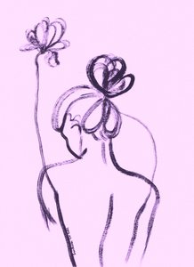 Graciosa mulher floral de Santhosh ch
