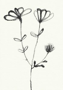 Esboço floral minimalista de Santhosh ch