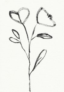 Esboço floral minimalista de Santhosh ch