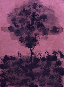 Árvore de tinta roxa de Santhosh ch