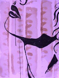 Retrato abstrato sensual de Santhosh ch