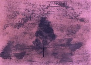 Árvore cor-de-rosa solitária de Santhosh ch
