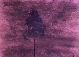 Árvore roxa solitária de Santhosh ch