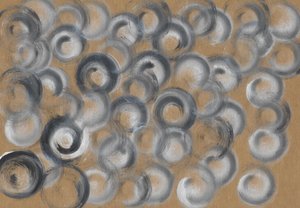 Círculos cinzentos rodopiantes de Santhosh ch