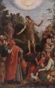 São João Batista pregando no deserto