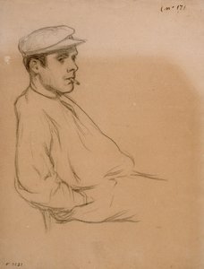 Retrato de homem de Santiago Rusiñol