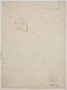 Estudo de uma cabeça masculina de Santiago Rusiñol