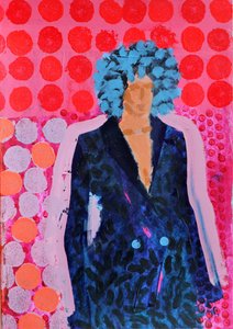 Elle #105, 2021 (acrílico sobre papel)