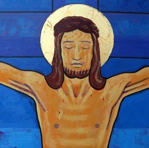 Jesus morre na cruz