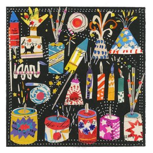 Fogo de artifício, 2020 (colagem) de Sarah Battle