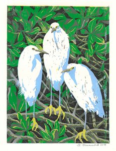 Trio, 2015 (linoleogravura)