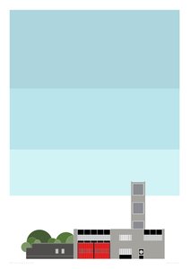 Quartel dos Bombeiros, 2014 (impressão gráfica giclee)