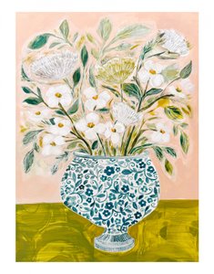 11x14 Flores Coradas de Sarah Fitzgerald