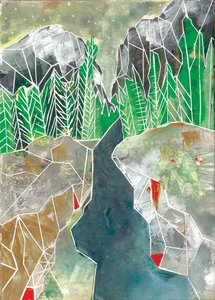 Rio da Montanha Geométrica de Sarah Fitzgerald