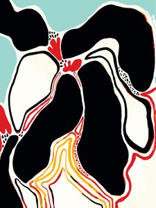 Formas orgânicas vibrantes