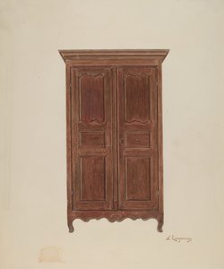 Guarda-roupa, C. 1939. de Sarkis Erganian