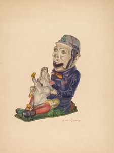 Banco de Brinquedos: Paddy e o Porco, c. 1938. de Sarkis Erganian