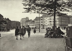 Berlim: Praça Bulow (foto a p/b) de Sasha Stone