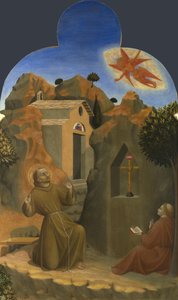 A estigmatização de São Francisco Do retábulo de Borgo del Santo Sepolcro, 1437-1444