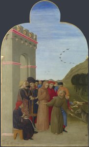 O Lobo de Gubbio Do Borgo do Retábulo do Santo Sepulcro, 1437-1444.
