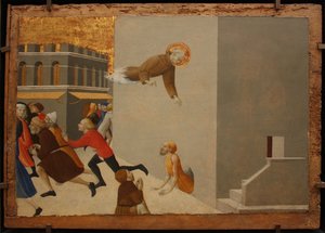 Ranieri abençoado libera os pobres de uma prisão florentina Do retábulo de Borgo del Santo Sepolcro, 1437-1444