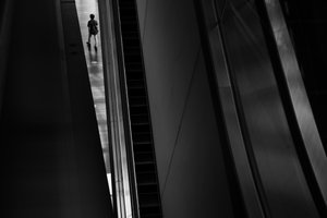 Percurso da Escada Rolante Solitária de Satoshi Hata