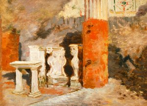 Casa em Pompeia, de Francesco Saverio Altamura (1826-1897)