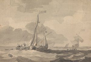 Barcos no mar de Sawrey Gilpin