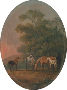Éguas e Potros [1795, Royal Academy of Arts, Londres, catálogo da exposição] de Sawrey Gilpin