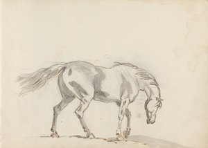 Desenho de caderno de esboços de Sawrey Gilpin